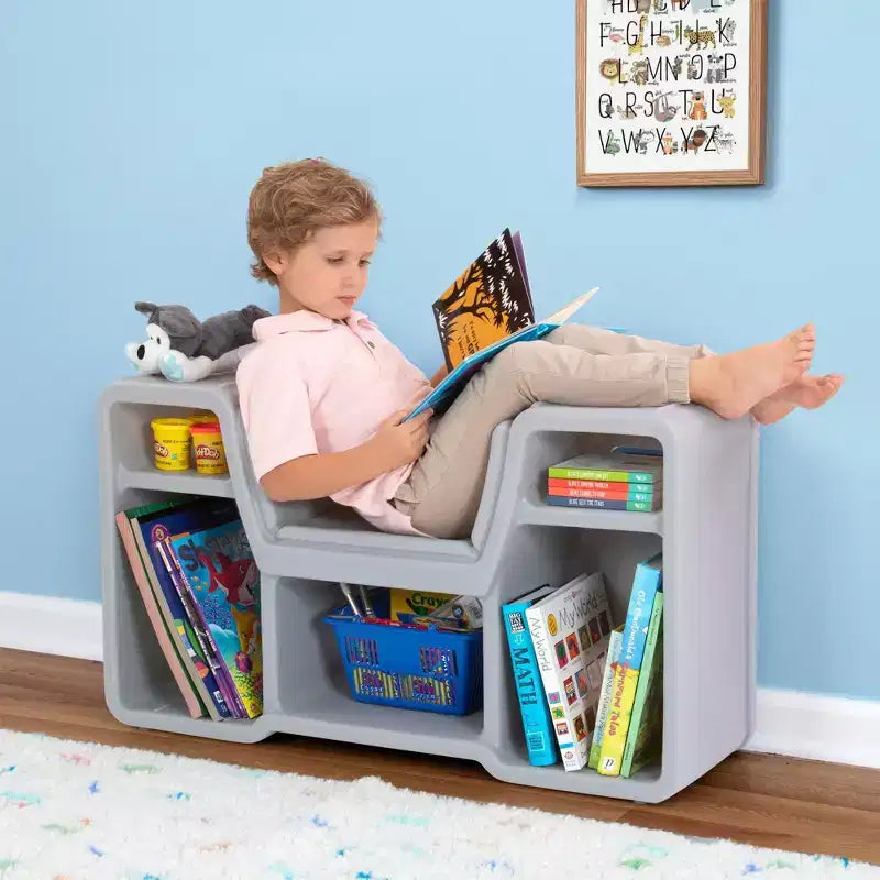 Angolo Lettura Accogliente Cubby Libreria per Bambini Nera