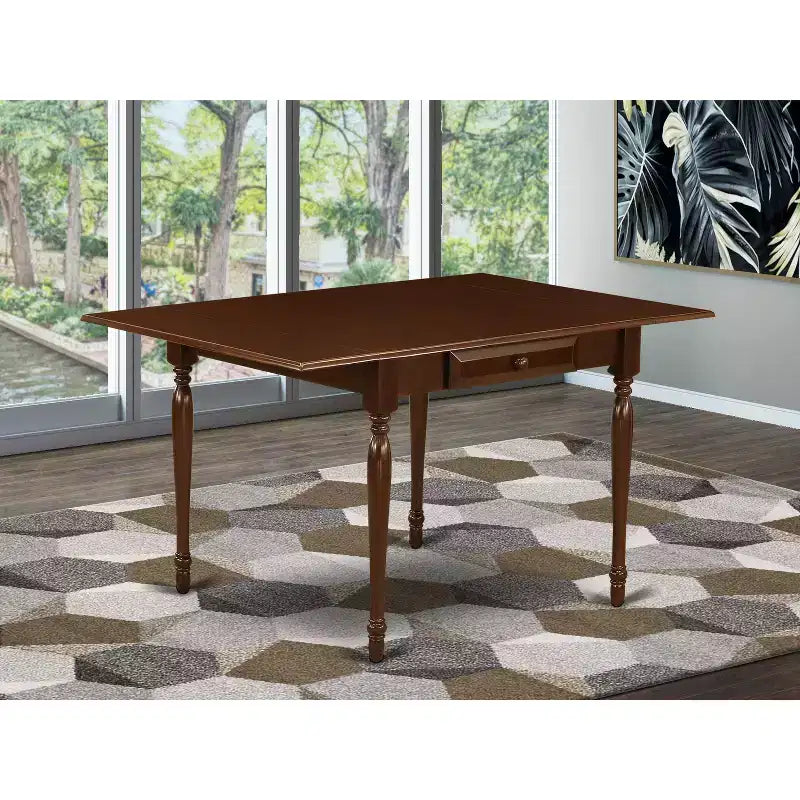 Tavolo Rettangolare 36X54 Con 2 Ante A Ribalta
