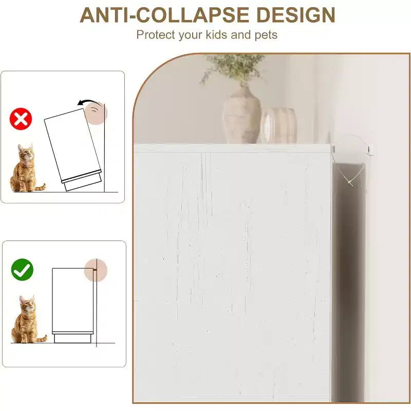 Comodino a 5 cassetti in rattan per camera da letto, corpo e gambe del mobile integrati, cassettiera in legno per corridoi, ingressi e armadi, facile montaggio