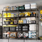 71 W Scaffali portaoggetti, Scaffale in metallo a 5 ripiani, Scaffale a filo resistente regolabile, Scaffale da cucina per dispensa, garage, uso commerciale