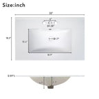 Mobile bagno a doppia lavabo 48 Vintage, con ante a chiusura ammortizzata e ripiano