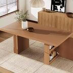 Tavolo da Pranzo 70.8 per 6 8 10, Tavolo da Pranzo Moderno con Contenitore, Tavolo da Cucina in Legno con Gambe Scanalate, Tavoli da Pranzo per Cucina Sala da Pranzo