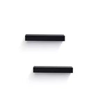 18.11 Mensola galleggiante nera in legno con supporto invisibile, perfetta per l'arredo di bagno/camera da letto/cucina o per esporre libri/piante, facile da installare