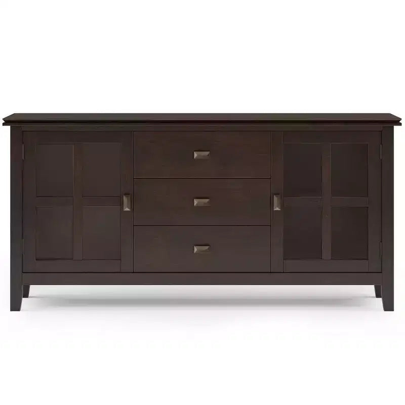 Grande Credenza Stratford Marrone Castagno Scuro
