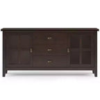 Grande Credenza Stratford Marrone Castagno Scuro