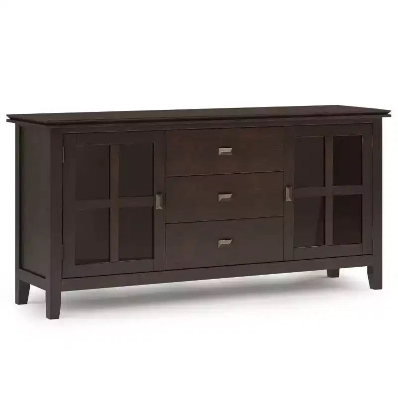 Grande Credenza Stratford Marrone Castagno Scuro