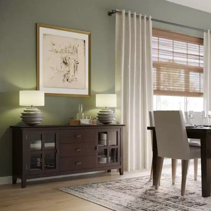Grande Credenza Stratford Marrone Castagno Scuro