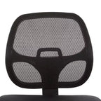 Sedia da Ufficio Ergonomica Nera - : Girevole, Supporto Lombare in Rete, Altezza Regolabile