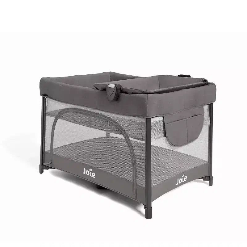 Box da viaggio Sesame LX con chiusura ad una mano, completo di navicella e fasciatoio pieghevole
